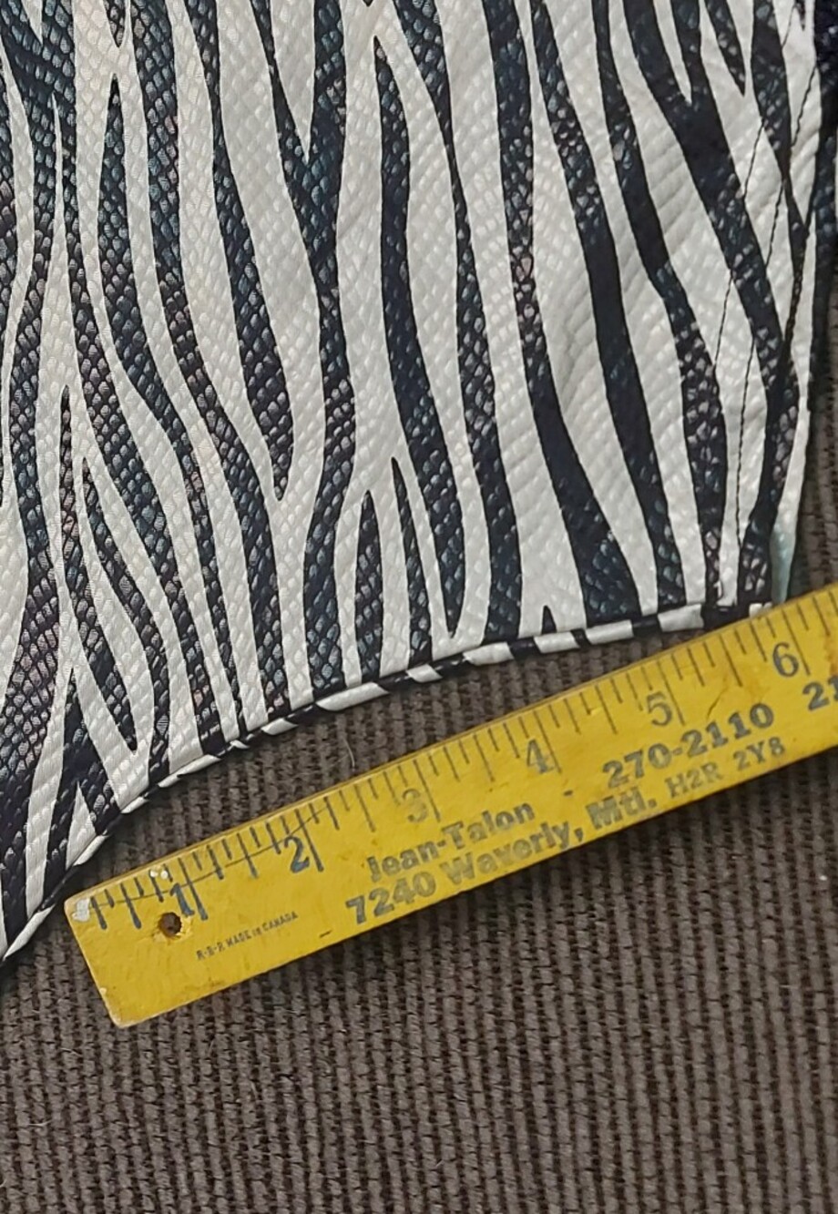 Axange Paris Zebra Print Cutout Keyhole Back Top TU - Picture 10 of 14